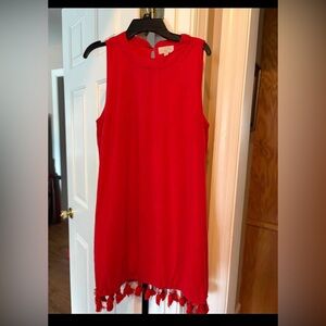 Mud Pie Vibrant Red Mini Dress